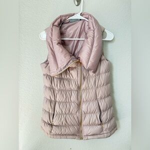 Athleta Light Pink Puffer Vest